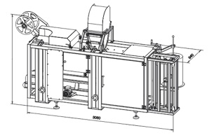 Automatic packaging machine type ST 3 - Polyethylene (PE) pocket