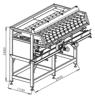 Combination weighing equipment type V7A – 10 (12)